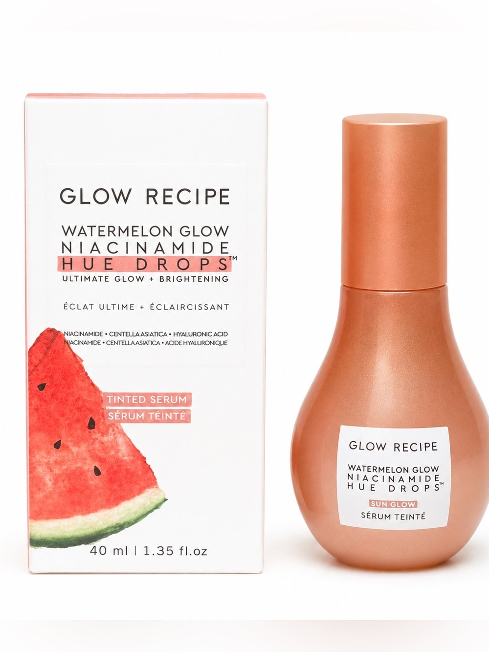 Glow Recipe Watermelon Glow Niacinamide Hue Drops Sun Glow Tinted Serum (40 mL)